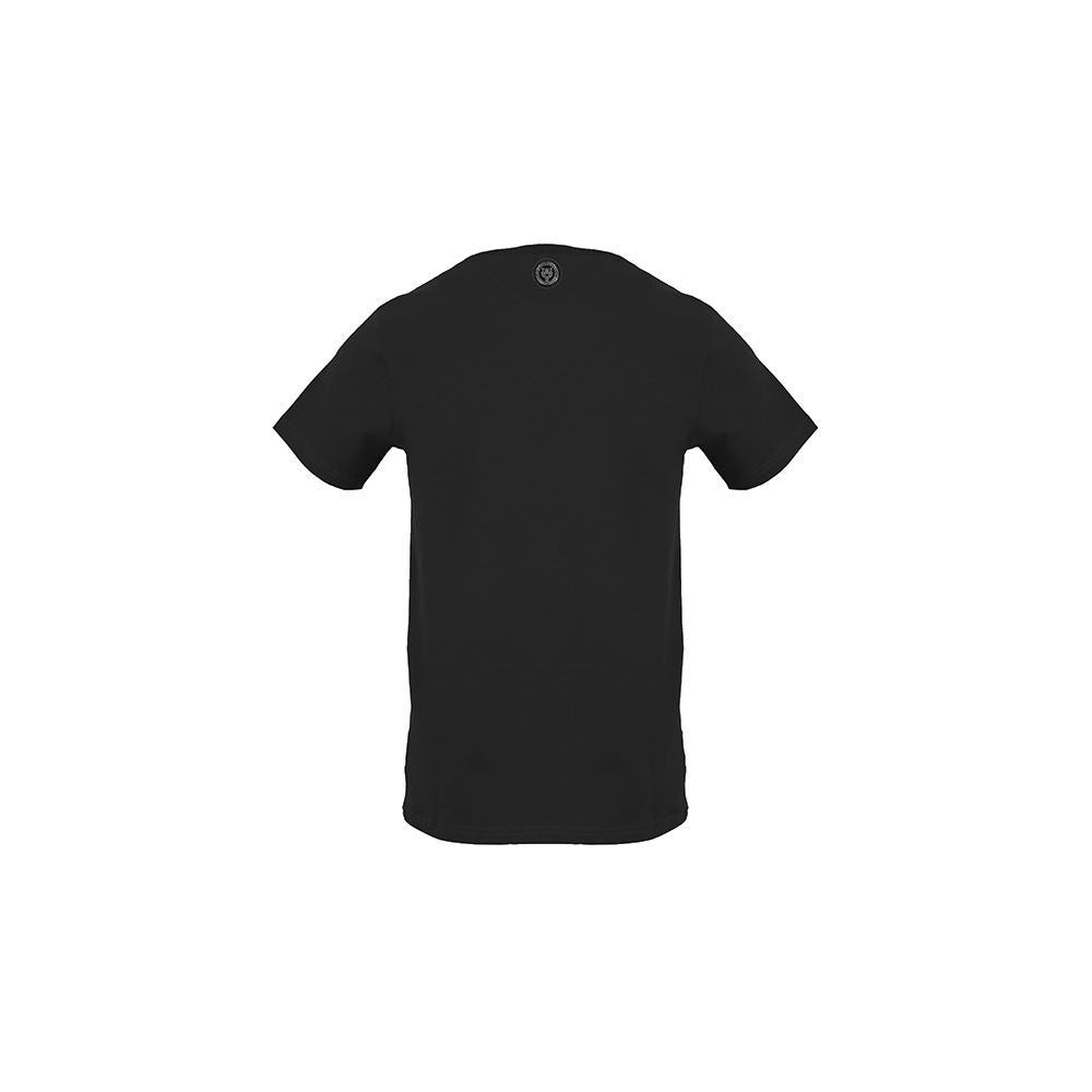 T-shirt homme en coton noir Plein Sport