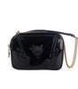 Plein Sport Elegant Black Chain Strap Shoulder Bag