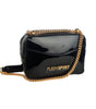 Plein Sport Elegant Black Chain Strap Shoulder Bag