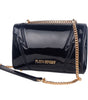Plein Sport Chic Patent Effect Chain Shoulder Bag