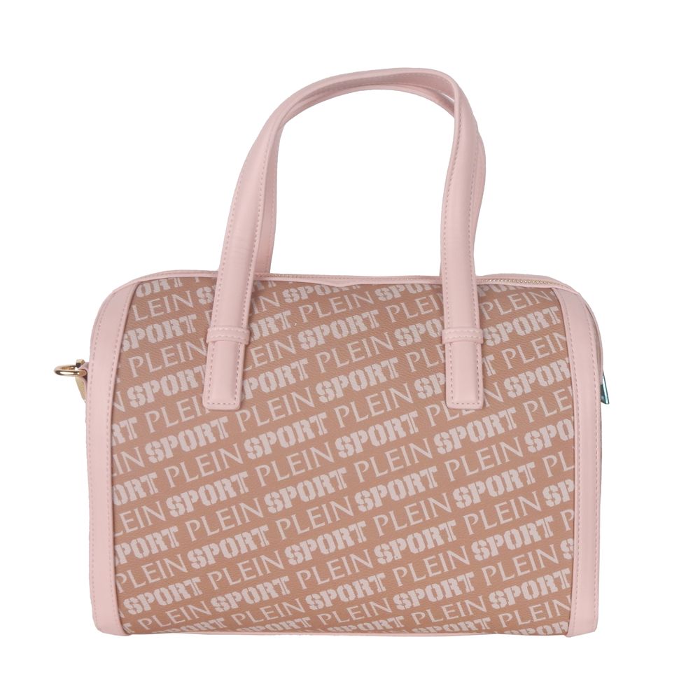 Sac bandoulière Plein Sport Chic en éco-cuir rose
