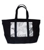 Palm Angels Chic Black Cotton Shoulder Bag
