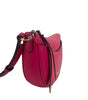 Michael Kors Dover Small Pink Half Moon Crossbody Bag Purse