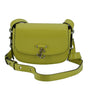 Petit sac à bandoulière Jimmy Choo en cuir jaune citron
