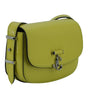 Petit sac à bandoulière Jimmy Choo en cuir jaune citron