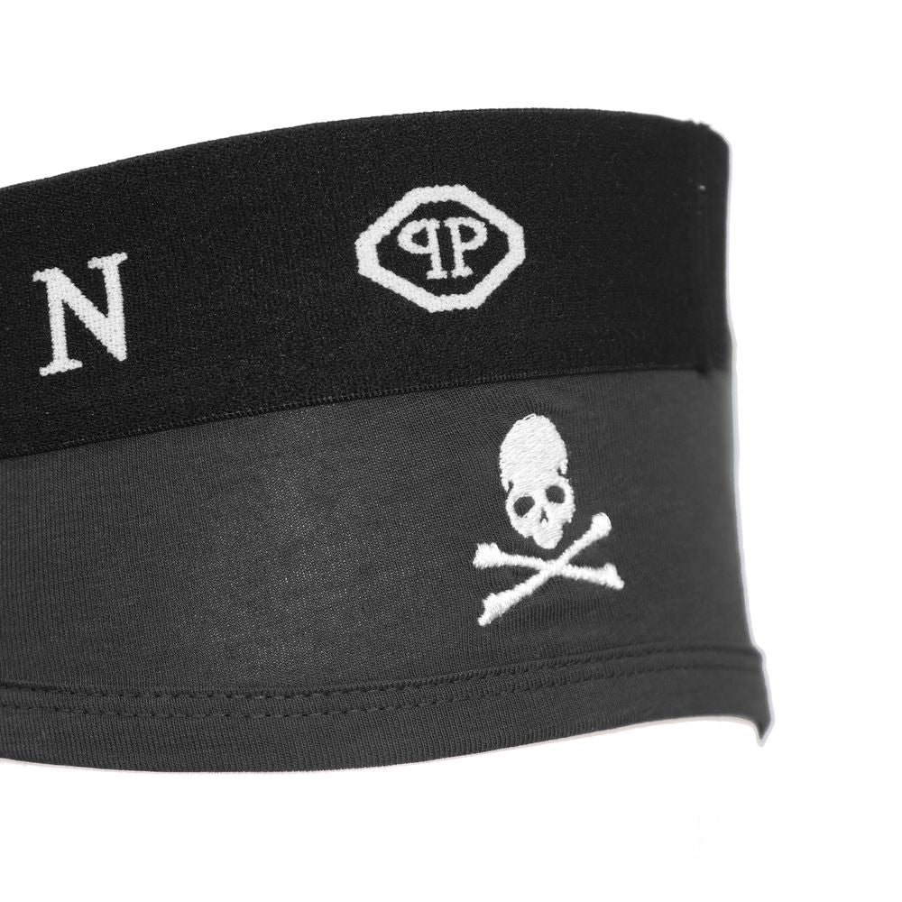 Pack de boxers Philipp Plein en coton noir pour homme