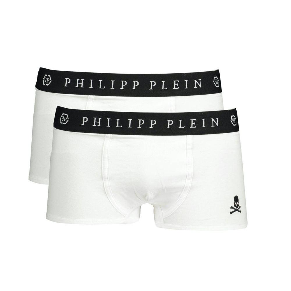 Boxer Philipp Plein en coton blanc pour homme