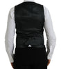 Dolce & Gabbana Gray Wool Formal Dress Waistcoat Vest