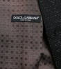 Dolce & Gabbana Black Brown Silk Waistcoat Dress Formal Vest