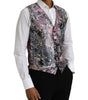 Dolce & Gabbana Multicolor Galaxy Silk Waistcoat Formal Vest