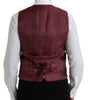 Dolce & Gabbana Multicolor Galaxy Silk Waistcoat Formal Vest