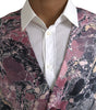 Dolce & Gabbana Multicolor Galaxy Silk Waistcoat Formal Vest