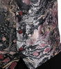 Dolce & Gabbana Multicolor Galaxy Silk Waistcoat Formal Vest