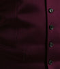 Dolce & Gabbana Maroon Satin Silk Waistcoat Dress Formal Vest