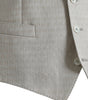 Dolce & Gabbana Off White Cotton Waistcoat Dress Formal Vest