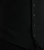 Dolce & Gabbana Black Wool Waistcoat Dress Formal Vest