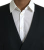 Dolce & Gabbana Black Wool Waistcoat Dress Formal Vest