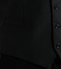 Dolce & Gabbana Black Wool Waistcoat Dress Formal Vest
