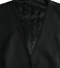 Dolce & Gabbana Black Wool Waistcoat Dress Formal Vest
