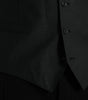 Dolce & Gabbana Black Wool Waistcoat Dress Formal Vest