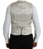 Dolce & Gabbana Light Gray Wool Formal Dress Waistcoat Vest