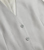 Dolce & Gabbana Light Gray Wool Formal Dress Waistcoat Vest