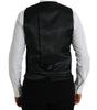 Dolce & Gabbana Black Cotton Waistcoat Dress Formal Vest