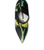 Dolce & Gabbana Black Floral Jersey Stretch Ankle Boots Shoes