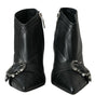 Dolce & Gabbana Black Devotion Quilted Buckled Boots Shoes