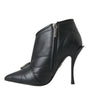 Dolce & Gabbana Black Devotion Quilted Buckled Boots Shoes