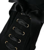 Dolce & Gabbana Black Stiletto Heels Mid Calf Boots Shoes