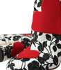 Dolce & Gabbana White Floral Hearts Leather High Boots Shoes