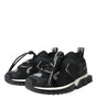 Dolce & Gabbana Black Mesh Sorrento Trekking Sneakers Shoes