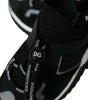 Dolce & Gabbana Black Mesh Sorrento Trekking Sneakers Shoes