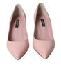 Dolce & Gabbana Light Pink Patent Leather Heels Pumps Shoes
