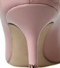 Dolce & Gabbana Light Pink Patent Leather Heels Pumps Shoes