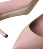Dolce & Gabbana Light Pink Patent Leather Heels Pumps Shoes