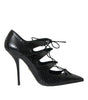 Dolce & Gabbana Black Python Leather Mary Jane Pumps Shoes