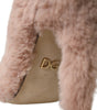 Dolce & Gabbana Light Pink Faux Fur Heels Pumps Shoes