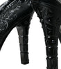 Dolce & Gabbana Black Crystal CINDERELLA Heels Pumps Shoes