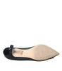 Dolce & Gabbana Black Leather BOOM Patch Heels Pumps Shoes