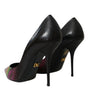 Dolce & Gabbana Multicolor Exotic Leather Heels Pumps Shoes