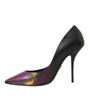 Dolce & Gabbana Multicolor Exotic Leather Heels Pumps Shoes