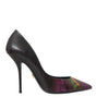 Dolce & Gabbana Multicolor Exotic Leather Heels Pumps Shoes