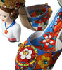 Dolce & Gabbana Multicolor Carretto Embellished Sandals Shoes
