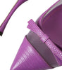 Chaussures à talons hauts en cuir violet Dolce &amp; Gabbana