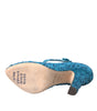 Escarpins Mary Jane à paillettes bleues Dolce & Gabbana à talons hauts