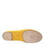 Dolce & Gabbana Yellow Taormina Lace Espadrille Loafers Flats Shoes
