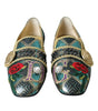 Mocassins Dolce &amp; Gabbana à ornements en jacquard multicolore