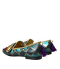 Mocassins Dolce &amp; Gabbana à ornements en jacquard multicolore